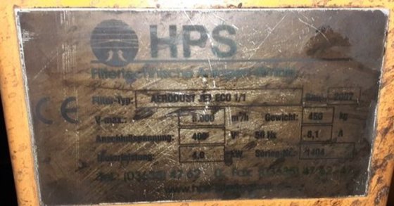 2007 Sil dipoultrenn HPS 5000m3/e