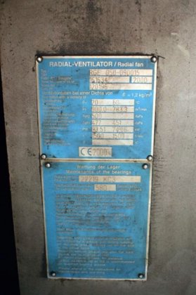 Dust filter DISA 45000m³/h with