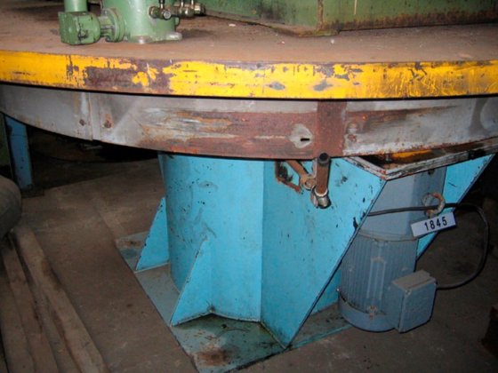 スイングエダクタープレート EIRICH, Ø 3000mm