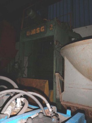 1979 Raupenbandstrahlanlage OMSG, Charge 1.500