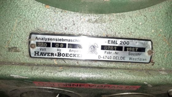 实验室振动筛 HAVER&BOECKER