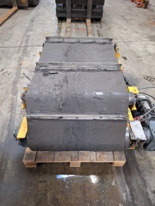 オーバーバンドマグネット、幅650mm、2kW