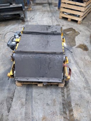 オーバーバンドマグネット、幅650mm、2kW