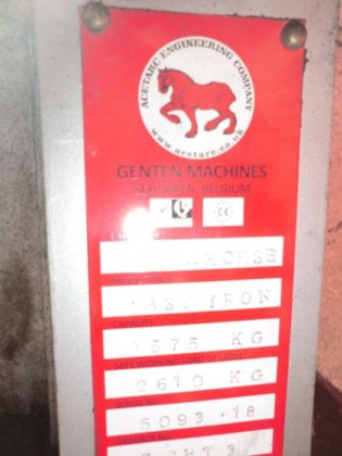 2018 浇注钢包 ACETARC，带运输脚，± 1600 千克