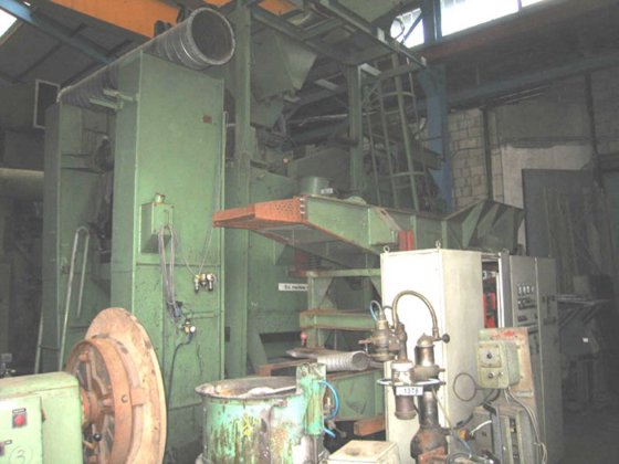 1990 Durchlaufraupenbandstrahlanlage, GF CT2