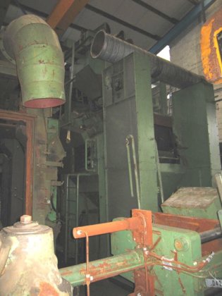 1990 タンブルベルト式ショットブラスト機、GF CT2