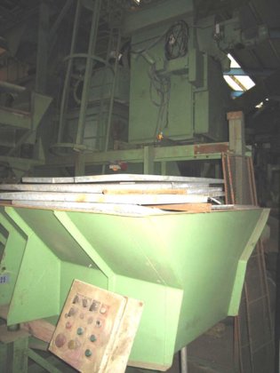 1990 タンブルベルト式ショットブラスト機、GF CT2