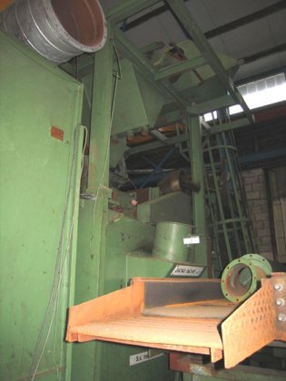 1990 タンブルベルト式ショットブラスト機、GF CT2