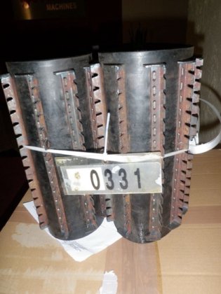 砂エアレーター用スピアコームウェビング 幅300 mm、新品