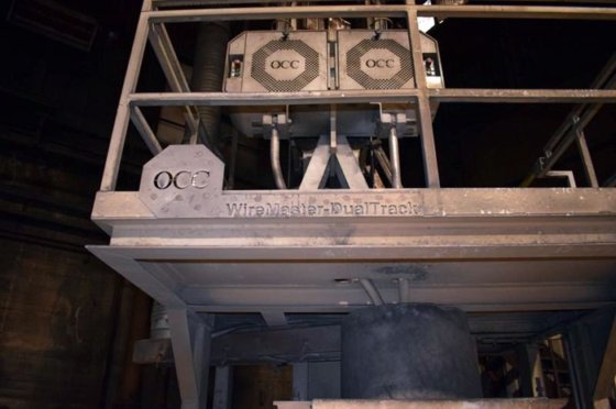 Installation double d'injection de fils