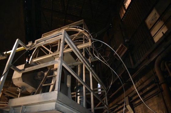 Installation double d'injection de fils