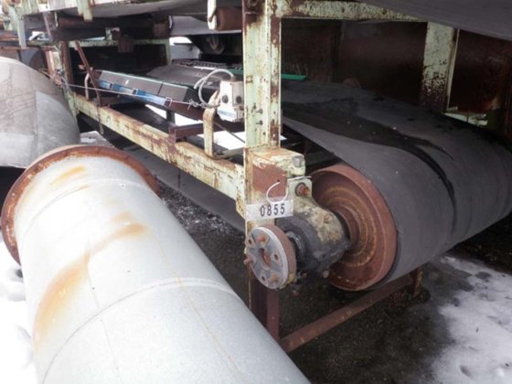 橡胶带输送机 3950 毫米 x 800