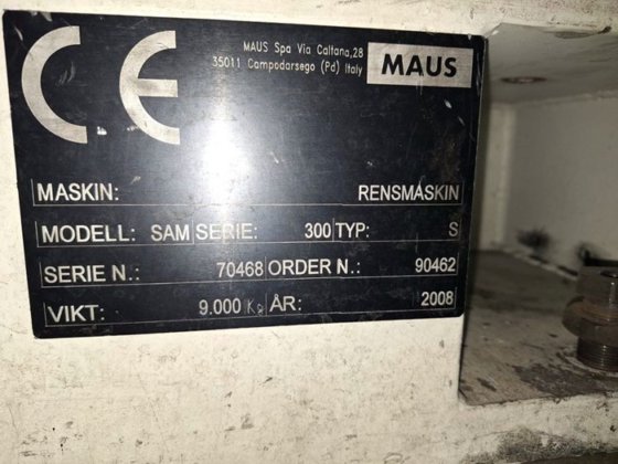 2008 Fettling Centre MAUS SAM300