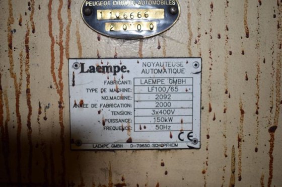 岩心喷射器 Laempe LF100；100 升