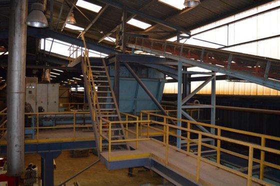 サンドプラントDISA、120トン/時