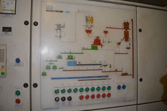 サンドプラントDISA、120トン/時