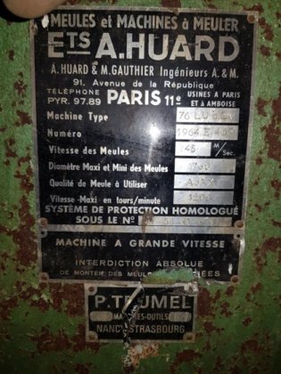 1964 床用グラインダー, Ø 760 mm