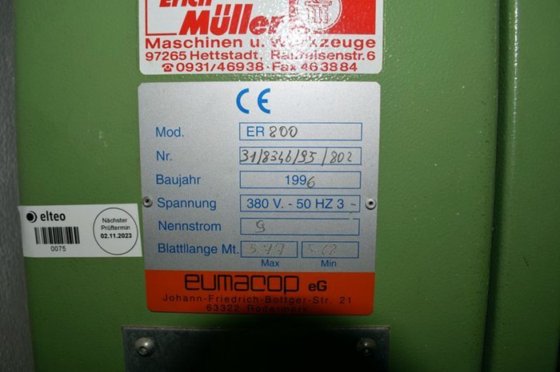 1996 EUMACOP, taol 750 x