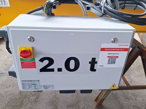 新型悬挂式起重机 2t KONE CRANES; 3825mm