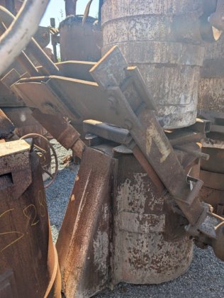 铸造浇桶，带行星齿轮和支脚，用于升降履带，2.5 吨，茶壶