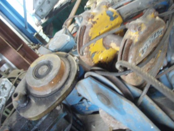 キャリア付きケーブルホイスト DEMAG 2スピード、4t、4/1