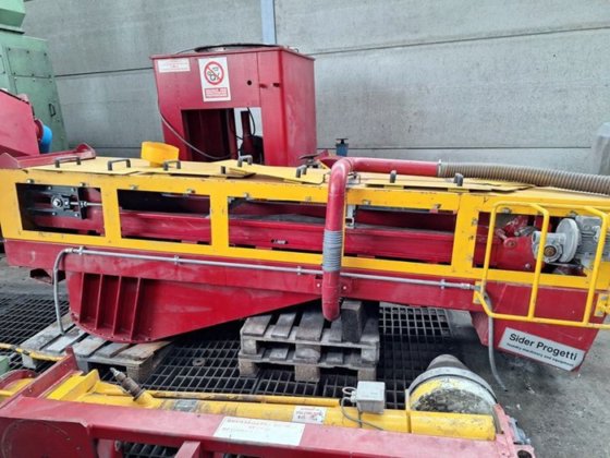 2009 振動テーブルとローラーコンベア付きスクリューミキサー SIDER PROGETTI