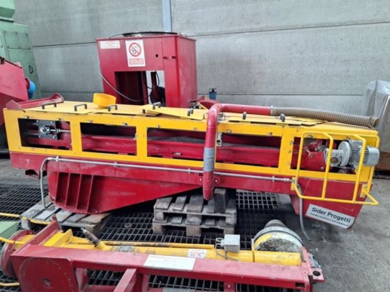 2009 振動テーブルとローラーコンベア付きスクリューミキサー SIDER PROGETTI