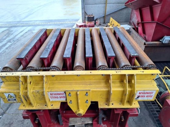 2009 振動テーブルとローラーコンベア付きスクリューミキサー SIDER PROGETTI