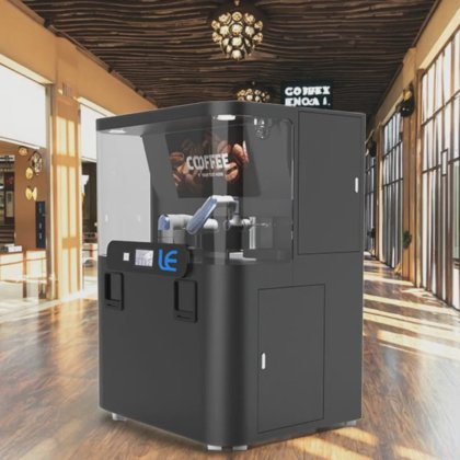 Robotic Arm Coffee Vending Machine Fully Automatic for Fresh Ground ...