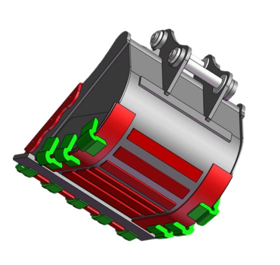 KIWAMI 加强型铲斗 | 耐磨损,经久耐用 |