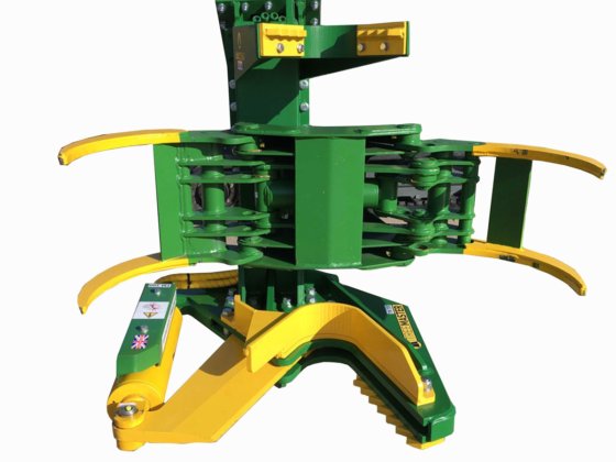 Tree Master™，一种可连接到液压挖掘机的木材切割机