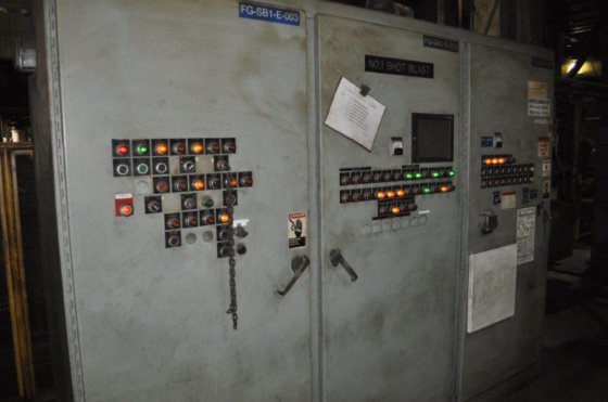 WHEELABRATOR SHOT BLAST MACHINE 14047C
