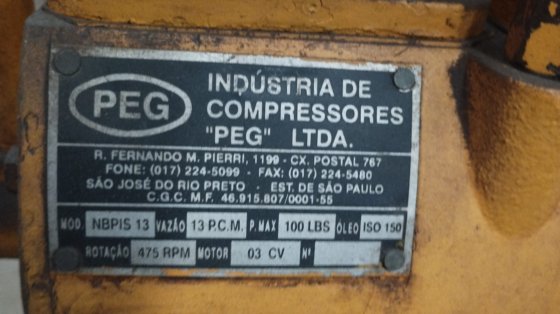 Compressor | Peg 40 pés