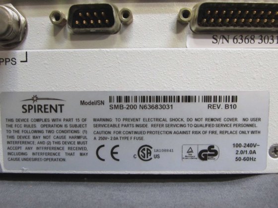 NetCom Systems SmartBits 200 SMB-0200