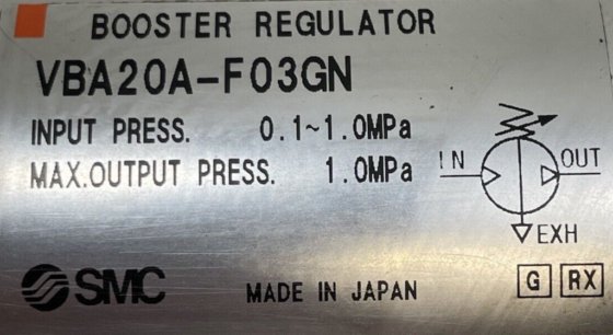 SMC VBA20A-F03GN Booster di pressione