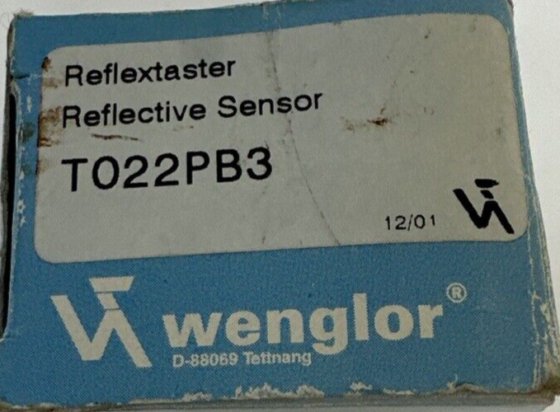 Wenglor TO22PB3 reflex sensor Reflective