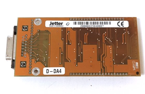 Jetter D-DA4 module-uitbreidingsmodule submodule Rev.