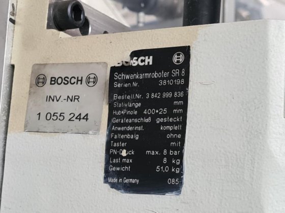 Bosch Turbo Scara SR8 Robot