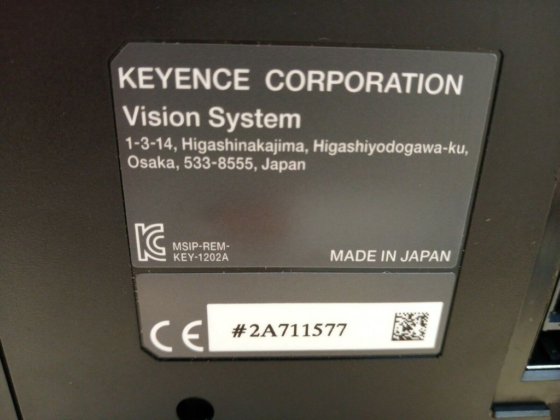 Keyence XG-X2500 image processing controller,