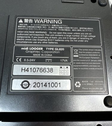 Graphtec midi LOGGER GL820 Data
