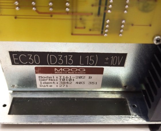 Moog T161-202B Servo Controller B53000-001c