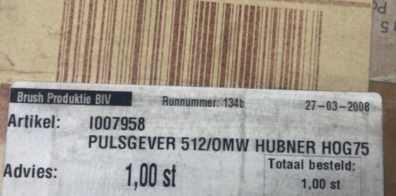 Codificadores incrementales Hübner Berlin HOG