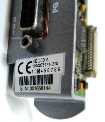 Bosch 1070075171-210 ZE 200A PLC