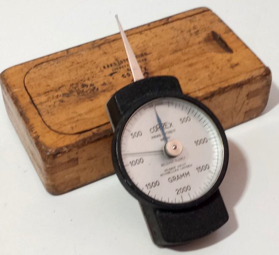 CORREX ball sensor spring scale MB 200-2000 g/cN with drag indicator in ...