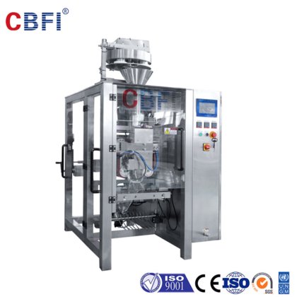 立式自动冰块包装机，用于开展冰块业务