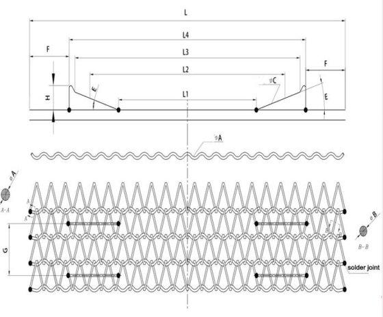 太阳能光伏金属输送带