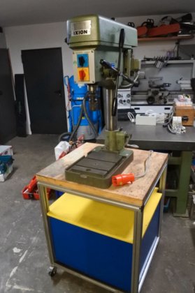Ixion BT 15 STP bench drill , stepless, incl. base cabinet