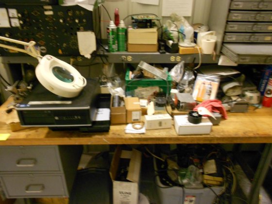 Workbench with all contents