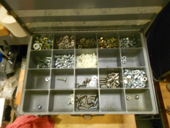 Workbench with all contents