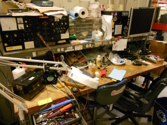 Workbench with all contents